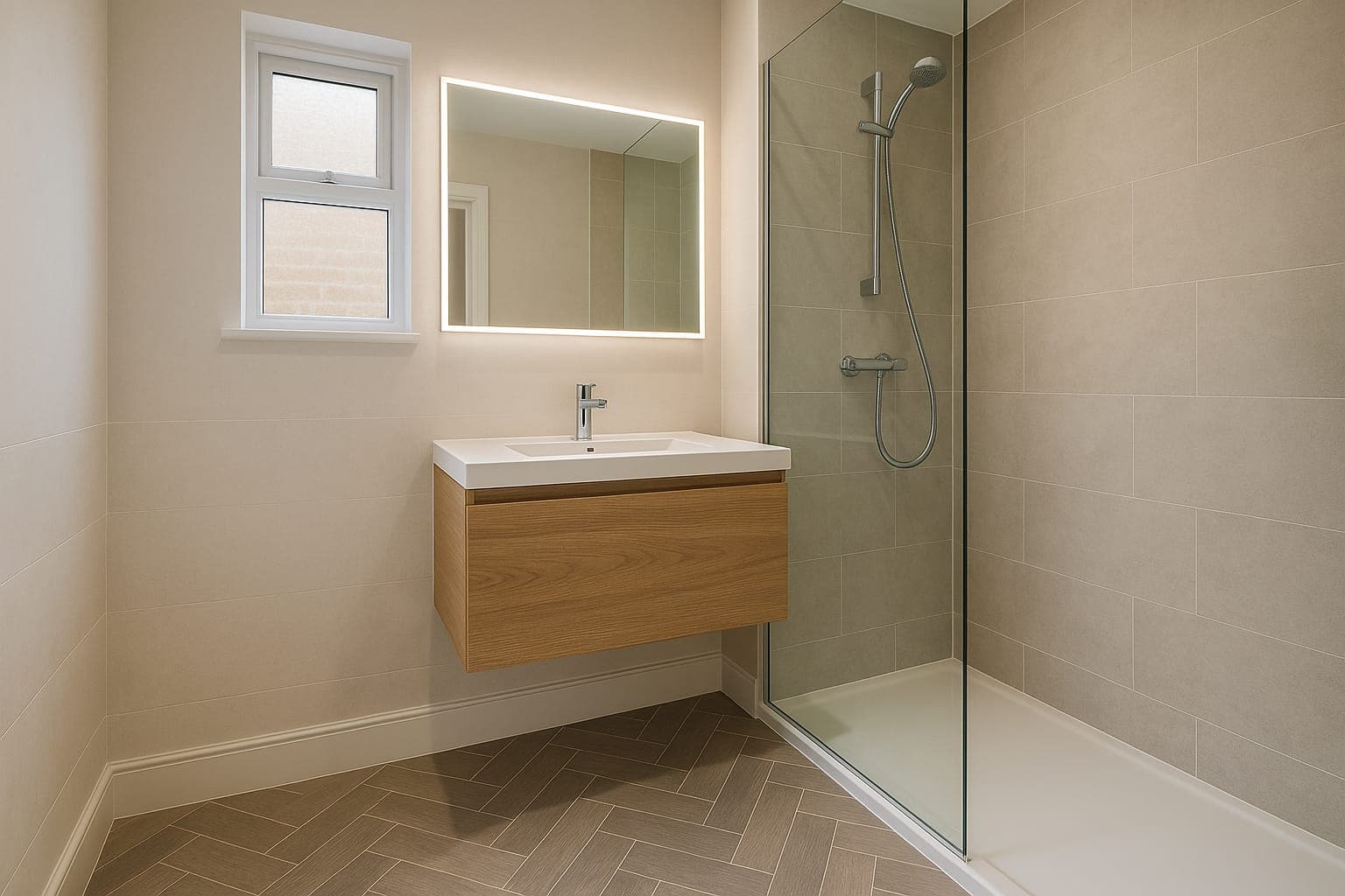 Bathroom renovation by All Well Property Services