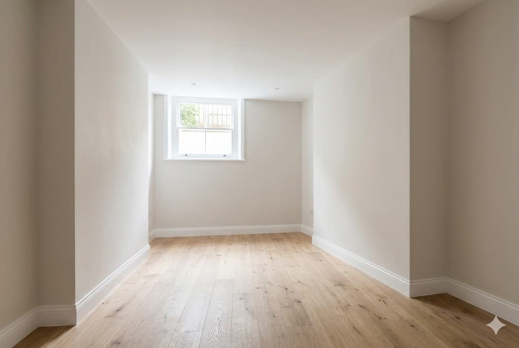 Replastering after damp proof course installation in a terraced house