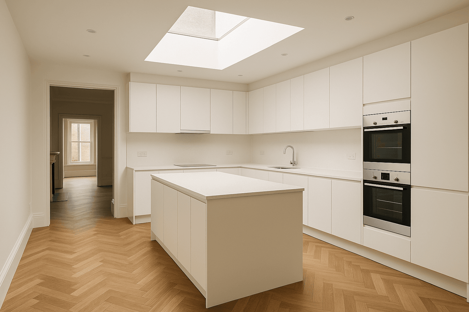 Kitchen extension project by All Well Property Services