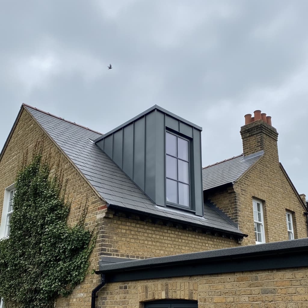 Dormer loft conversion with en-suite completed in Bromley