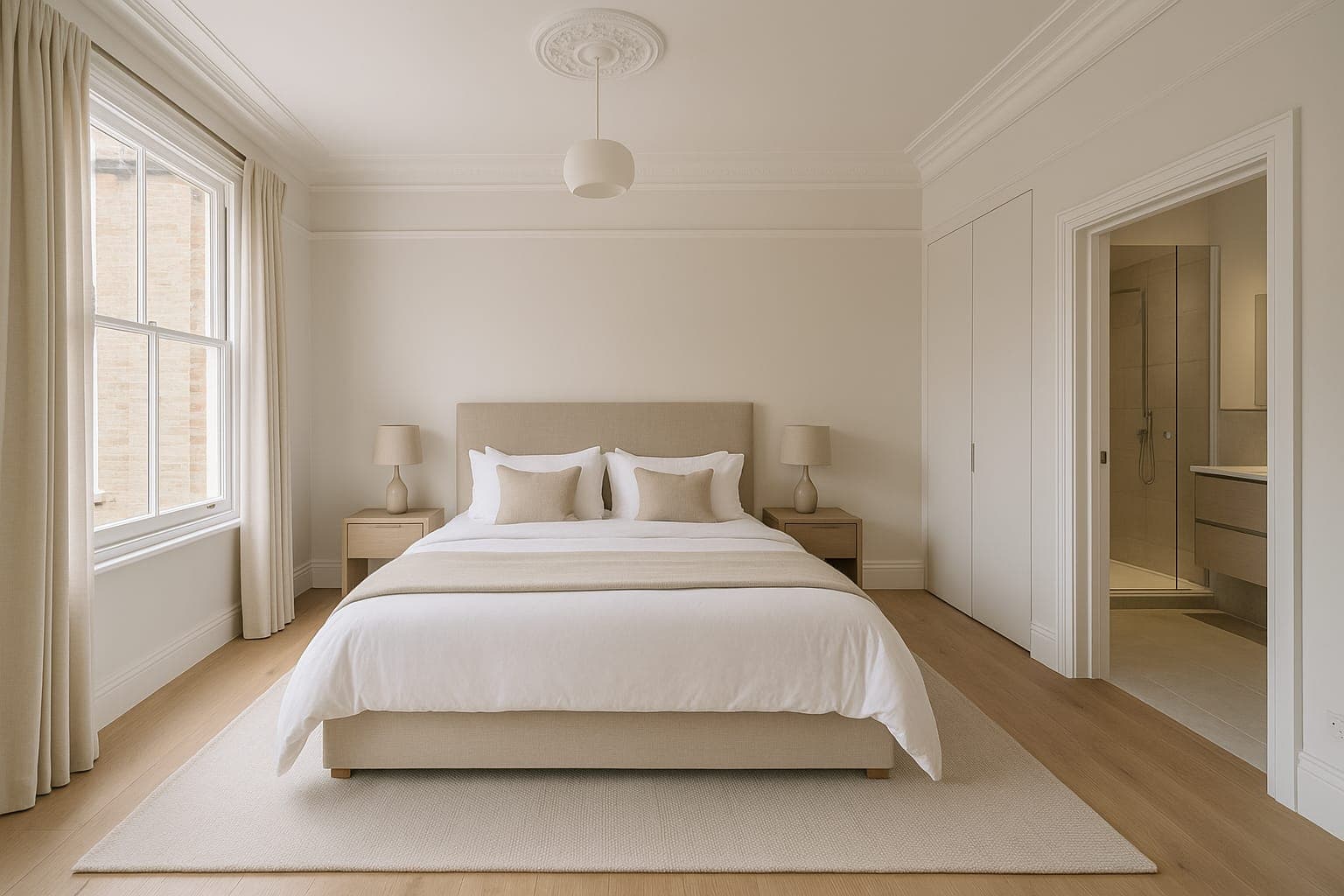 Period features restored during a Victorian terraced house renovation