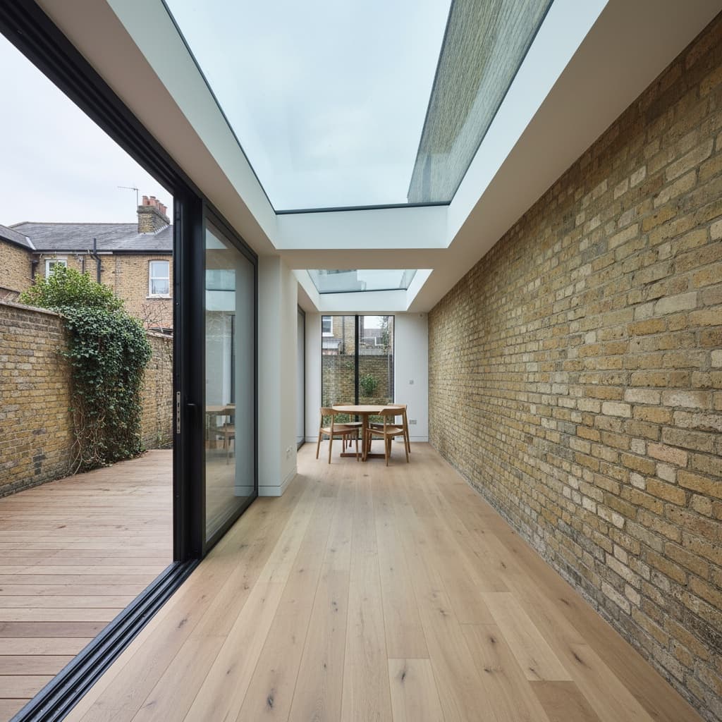 Side return extension completed in Dulwich