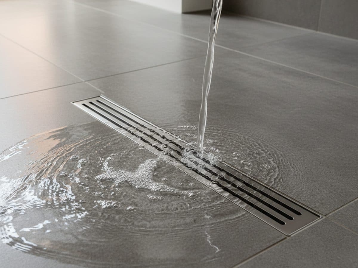Wet Room Installation detail